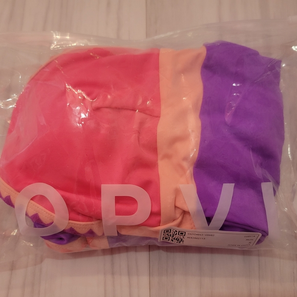 Popvil Colorblock Patchwork Vibrant Pink and Purple One-Piece Swimsuit - Picture 5 of 7